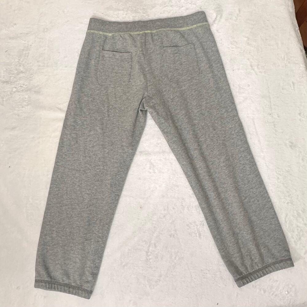 PINK Victoria’s Secret Gray Neon Heart Sweatpants Small - Picture 5 of 8